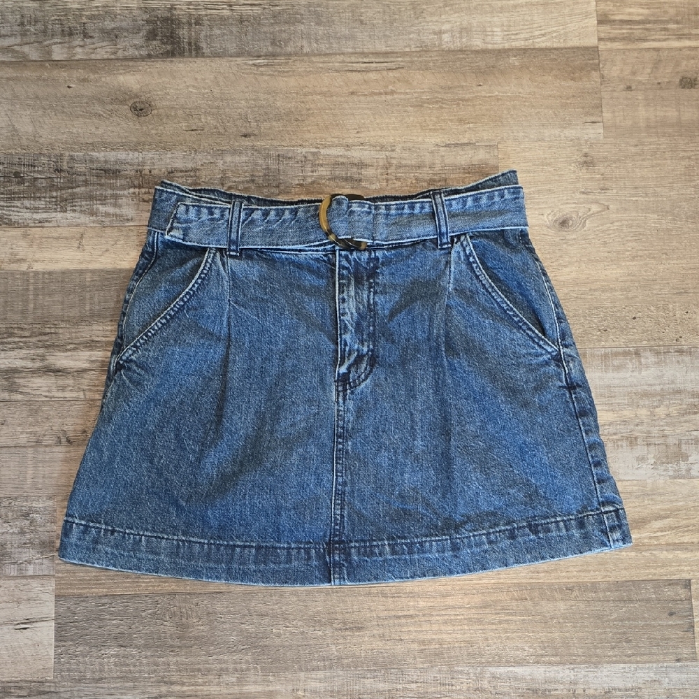 We The Free Denim‎ Belted Skirt Size 28
